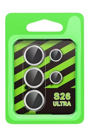 Samsung Uyumlu Galaxy S26 Ultra Raze Metal Kamera Lens - Gümüş