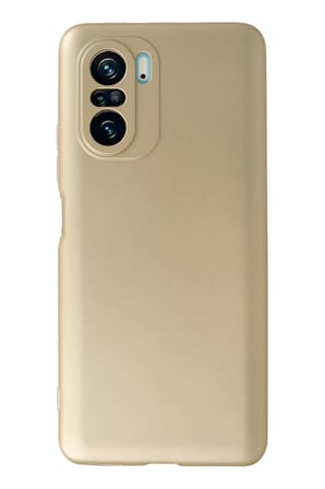 Xiaomi Poco F3 Kılıf First Silikon - Gold