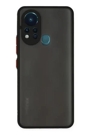 İnfinix Hot 11s Kılıf Montreal Silikon Kapak - Siyah
