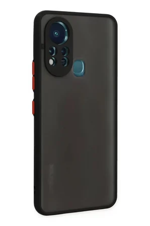İnfinix Hot 11s Kılıf Montreal Silikon Kapak - Siyah
