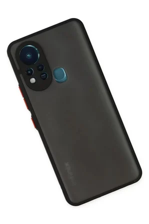 İnfinix Hot 11s Kılıf Montreal Silikon Kapak - Siyah