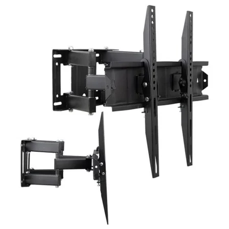 Vontech VT-852 HC Pro 55-85’’ Çift Kollu Kilitli Hareketli Televizyon Duvar Askı Aparatı