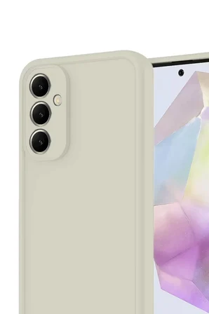 Samsung Galaxy A17 5G Viera Silikon - Krem