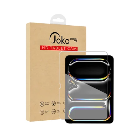 Joko Apple iPad Pro 11 (2025) 2in1 HD Tablet Cam Ekran Koruyucu - Şeffaf