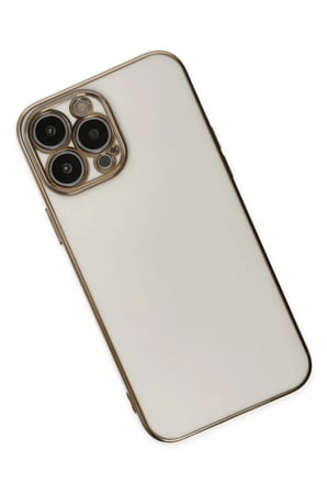 Apple iPhone 14 Pro Max Kılıf Volet Silikon - Beyaz
