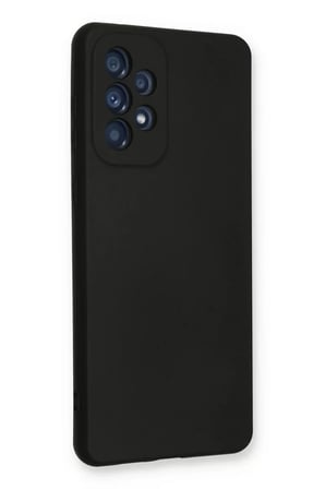 Samsung Galaxy A53 5G Kılıf Nano içi Kadife Silikon - Siyah
