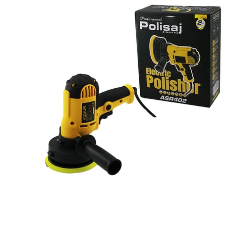 Dik Polisaj Zımpara Makinası 450W (Kömürlü Motor) — Kademeli Hız & 360° Döner Kol