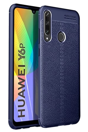 Huawei Y6P Kılıf Auto Focus Kapak - Lacivert
