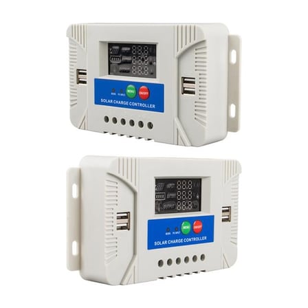 PM-40A 12V-24V 40 Amper 4 USB Çıkışlı Dijital Ekranlı Solar Şarj Regülatörü