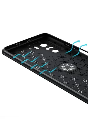 Xiaomi Poco F3 Kılıf Range Yüzüklü Silikon - Kırmızı