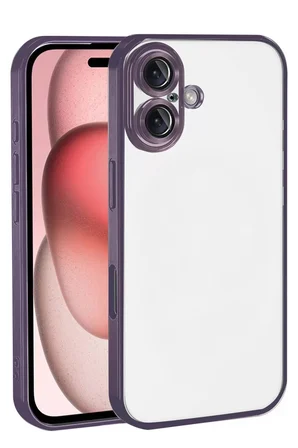 Apple iPhone 17 Razer Lensli Silikon - Mor
