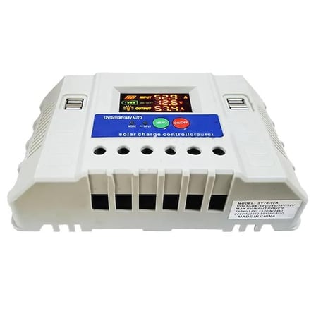 PM-50A 12V-24V-36V-48V 50 Amper 4 USB’li Dijital Otomatik Solar Şarj Regülatörü