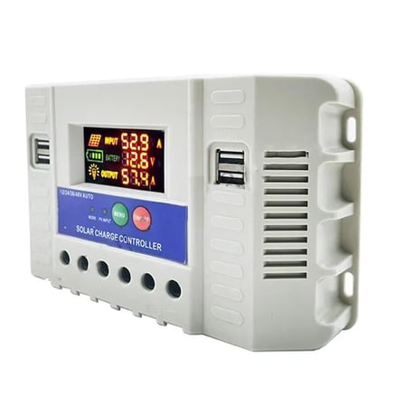 PM-50A 12V-24V-36V-48V 50 Amper 4 USB’li Dijital Otomatik Solar Şarj Regülatörü