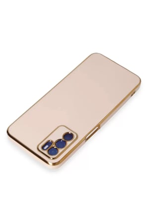 Oppo A16 Kılıf Volet Silikon - Pembe