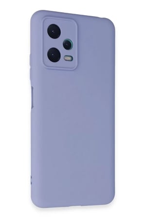 Xiaomi Uyumlu Redmi Note 12 5G Kılıf Nano içi Kadife Silikon - Lila