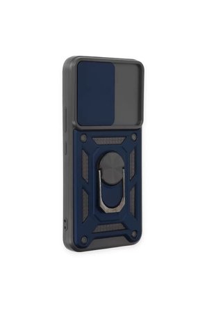 Samsung Galaxy S23 Kılıf Pars Lens Yüzüklü Silikon - Lacivert