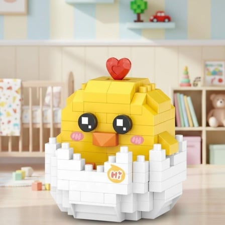 LZ-8611 Loz Kabuklu Civciv 150 Parça Block Oyuncak Mini Poşet