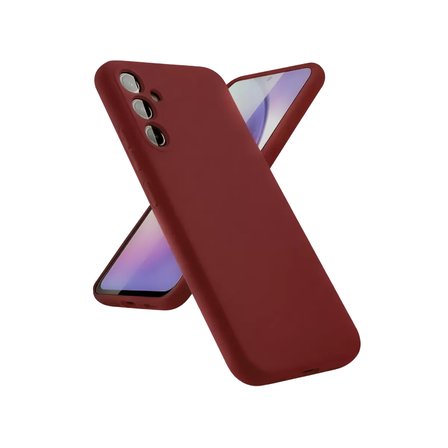 Samsung Galaxy A24 4G Kılıf First Silikon - Bordo