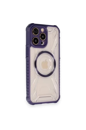 Apple iPhone 12 Pro Kılıf Prag Magneticsafe Kapak - Derin Mor
