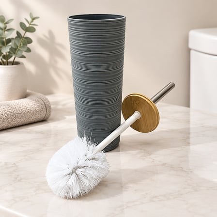 Bambu Kapaklı Klozet Fırçası