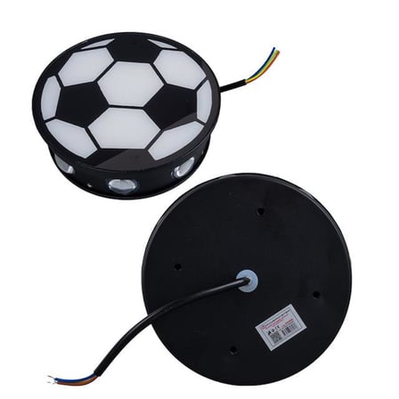 Pm 24456 Gun İsigi Kirmizi Futbol Topu Dekoratif Led Duvar Aplik