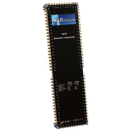 Mag Platinum MP 10/72 Multiswitch 10 Giriş 72 Çıkışlı Merkezi Hibrit 4K Ve 3D Destekli Uydu Santrali