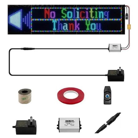 PM-23829 23,2x102cm Kayan Yazı Led Tabela