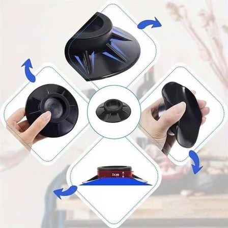 SN-28660 Çamaşır Makinesi Tabanlık Stoper Titreşim Engelleyici Kauçuk Ped