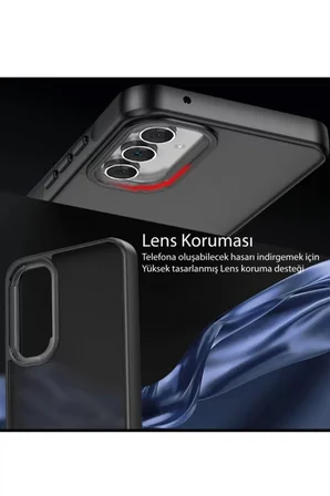 Samsung Uyumlu Galaxy A54 5G Kılıf Elegant Kapak - Pudra