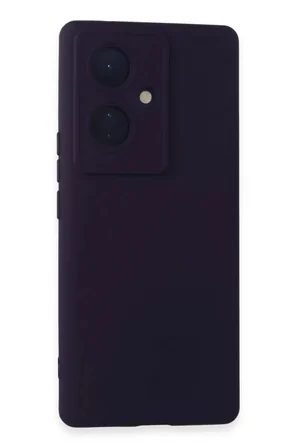 Vivo V29 Lite Kılıf Nano içi Kadife Silikon - Mor