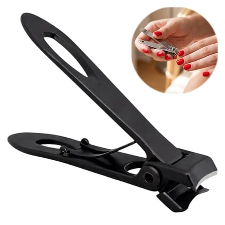 SN-29305 Profesyonel Ergonomik El Tırnak Makası 70mm Paslanmaz Çelik Siyah Mat Renk