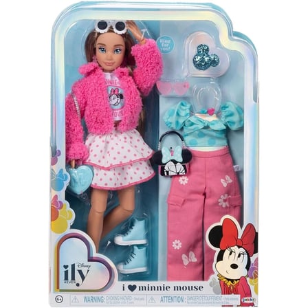 JKILY23947 Disney ily 4Ever Minnie Mouse Temalı Bebek Kıyafet ve Aksesuarları