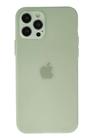 Apple iPhone 12 Pro Max Kılıf Puma Silikon - Açık Yeşil