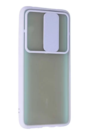 Xiaomi Redmi Note 8 Pro Kılıf Palm Buzlu Kamera Sürgülü Silikon - Lila