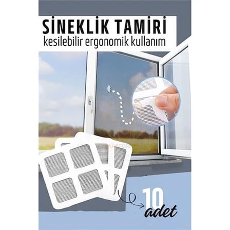 Sineklik Tamir Bandı 10 Adet 10 X 10 Cm 721138
