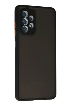 Samsung Galaxy A72 Kılıf Montreal Silikon Kapak - Siyah