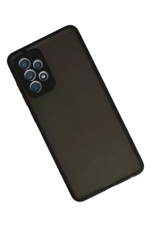Samsung Galaxy A72 Kılıf Montreal Silikon Kapak - Siyah
