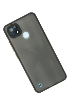 Realme C21 Kılıf Montreal Silikon Kapak - Siyah
