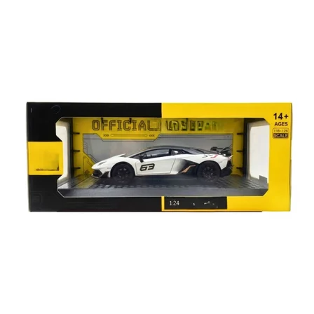 ErturkStore Oyuncak Araba 1:24 Beyaz Siyah
