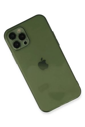 Apple Uyumlu iPhone 12 Pro Max Kılıf Fly Lens Silikon - Yeşil