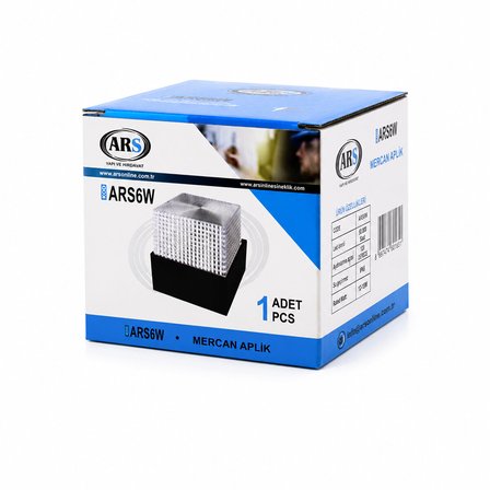 IP66 50.000 Saat Led Ömrü 5W Mercan Led Aplik Duvar Lambası ARS-348957