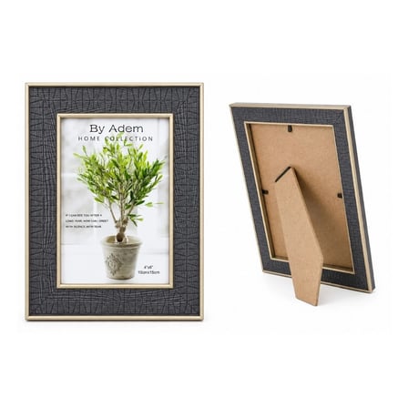 4x6 Kabartmalı Gold Çerçeve
