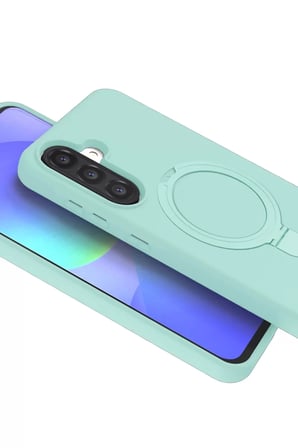 Samsung Galaxy A56 Regal Magsafe Standlı Kapak - Su Yeşili