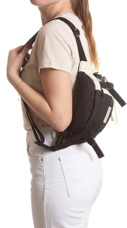 Unisex Çok Renkli Çok Bölmeli Bel ve Çapraz Omuz Çantası Ayarlanabilir Askılı