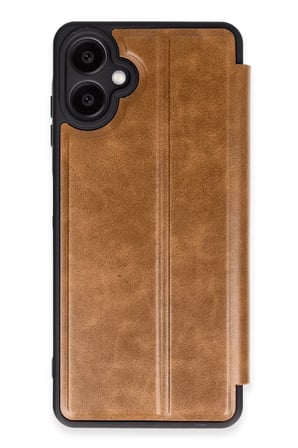 Samsung Uyumlu Galaxy A06 Kılıf Flip Cover - Taba