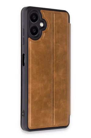 Samsung Uyumlu Galaxy A06 Kılıf Flip Cover - Taba