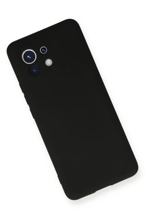 Xiaomi Mi 11 Kılıf Nano içi Kadife Silikon - Siyah