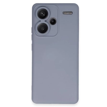 Xiaomi Redmi Note 13 Pro Plus Kılıf Nano içi Kadife Silikon - Gri