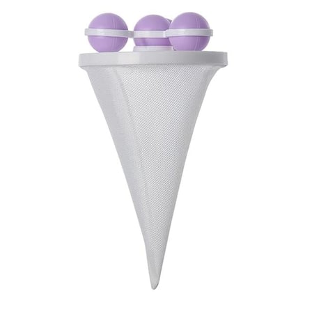 SN-26621 Çok Fonksiyonlu Çamaşır Makinesi İçin Yıkanabilir Mor Toz Tüy Toplayıcı