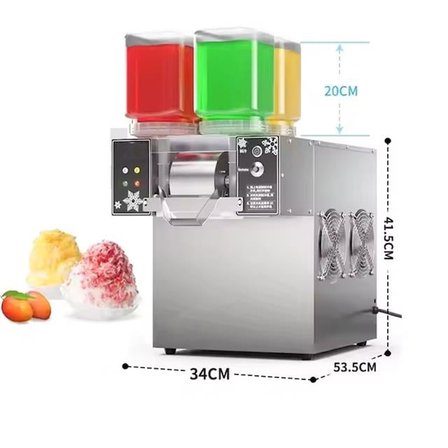 Jwbetter Kokteyl - Buz Kar Yapma Makinesi Ticari AC220V (ZB-XBJ124FZ)